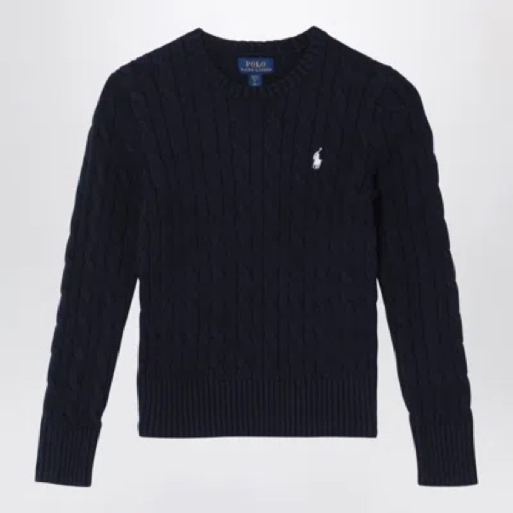 Polo by Ralph Lauren Women’s Navy Blue Crewneck Sweater